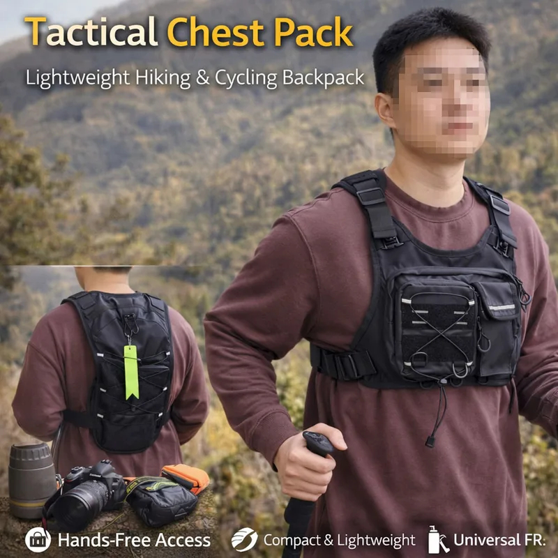 Running Gear Essential - 2026 New Tactical Vest Chest Bag