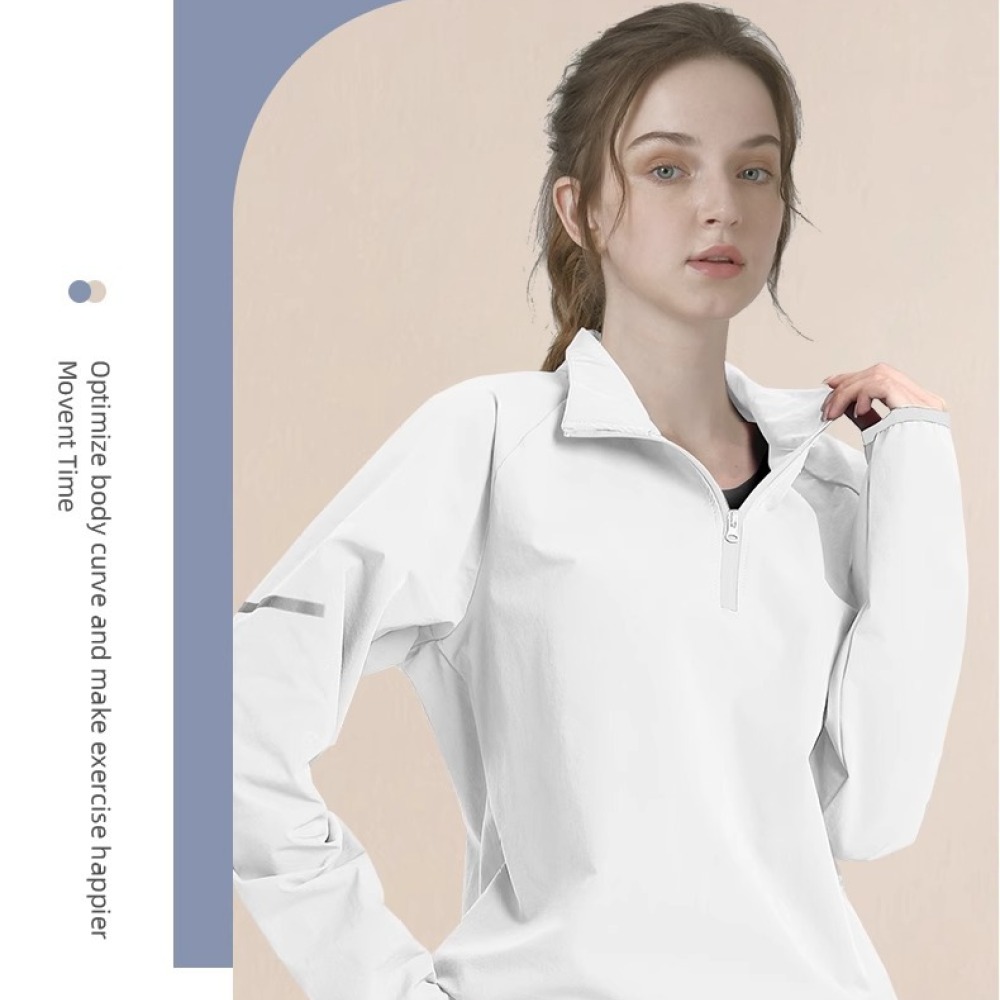 Mens Half Zip Long Sleeve T-Sh - Running Gear Quick Dry 评论和价格