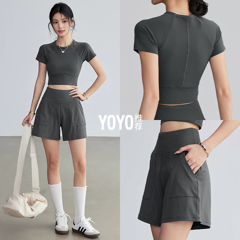 Women's Running Suits Short Sl - Running Gear Quick Dry 评论和价格