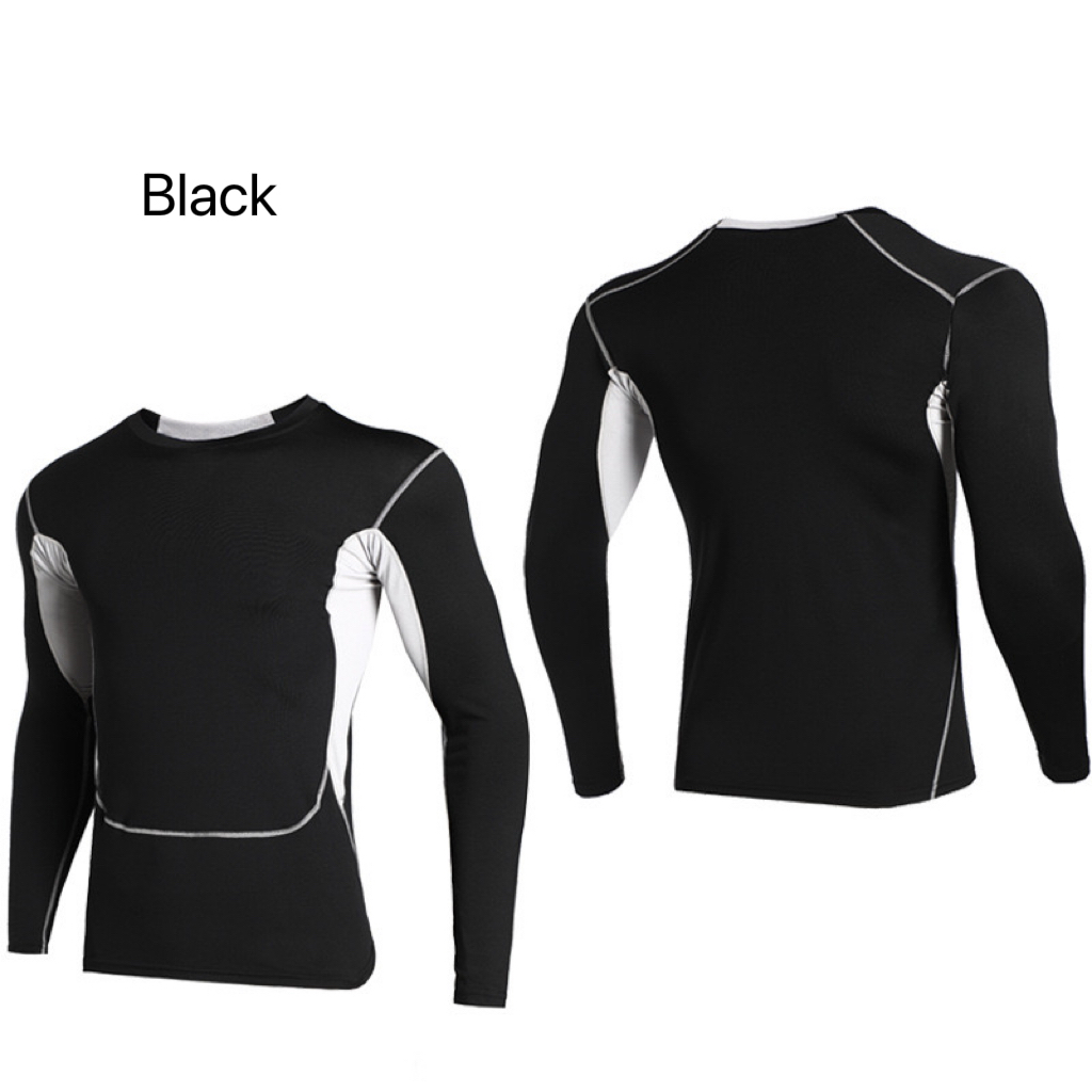 Men's Thermal Compression Shir - Running Gear Quick Dry 评论和价格