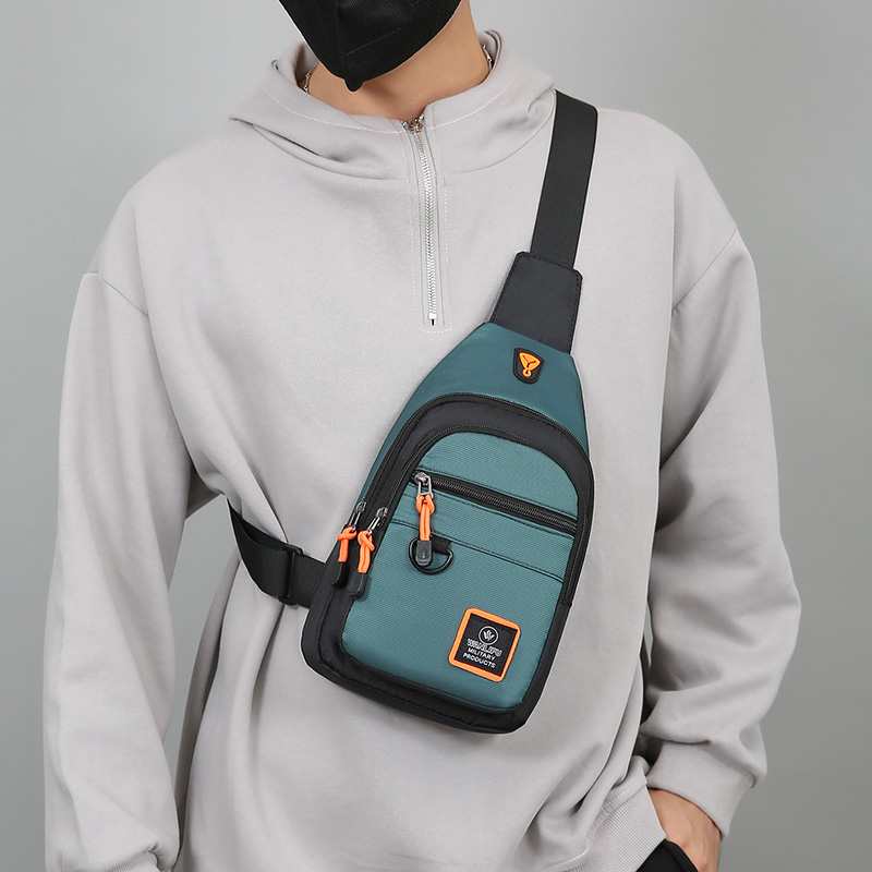 Casual Men Chest Bag Nylon Sma - Running Gear For Beginners 评论和价格