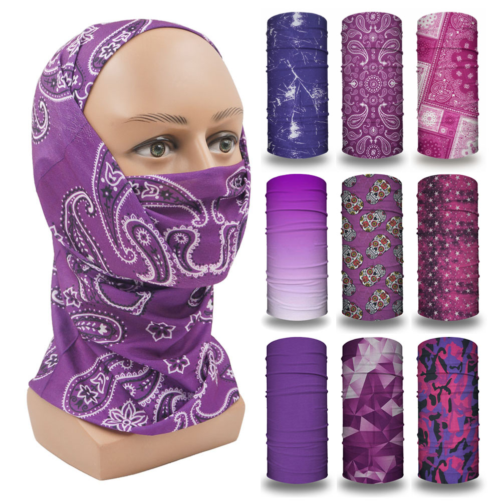 Purple Balaclava Women Running - Running Gear Quick Dry 评论和价格