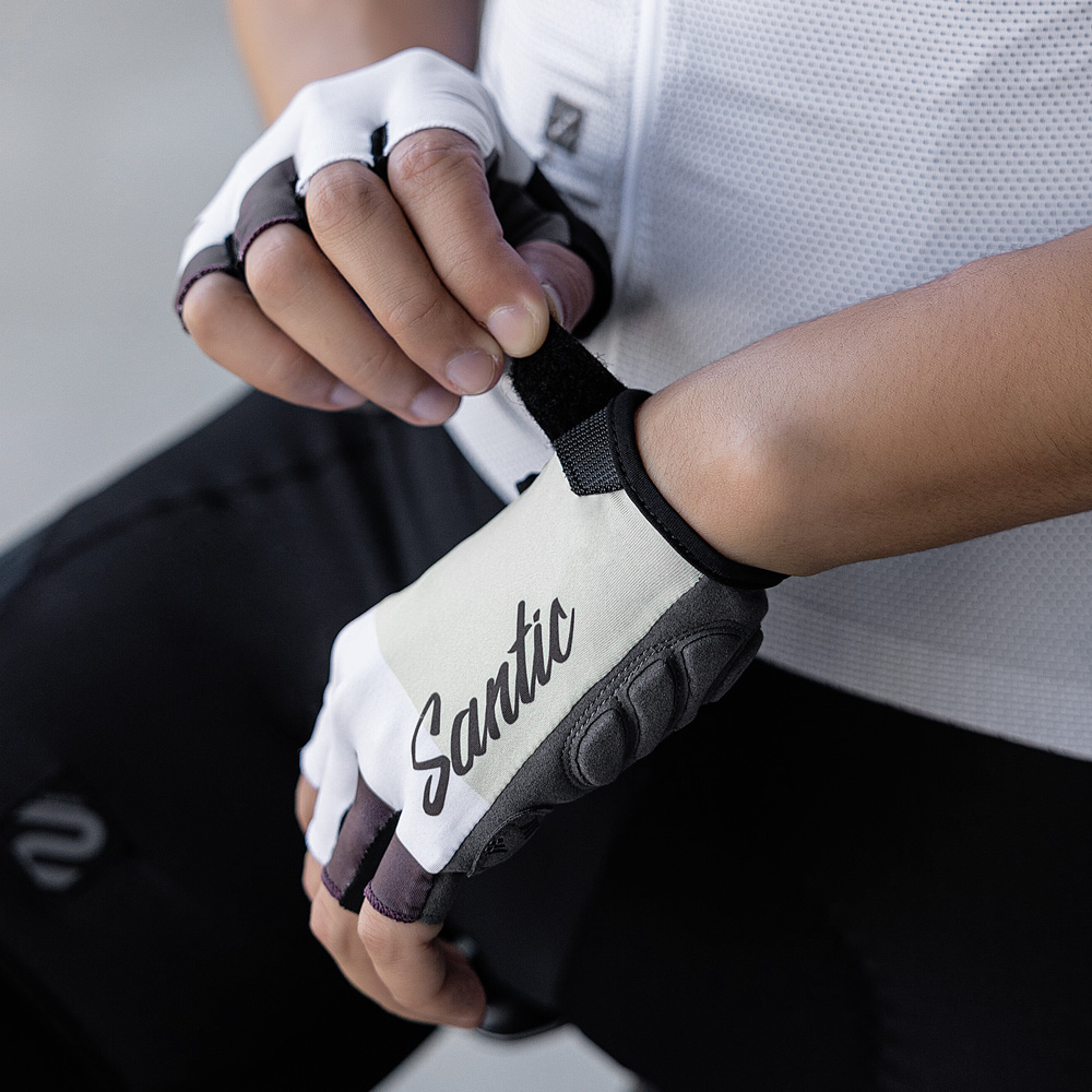 Santic Unisex Half Cycling Glo - Running Gear Outdoor 评论和价格
