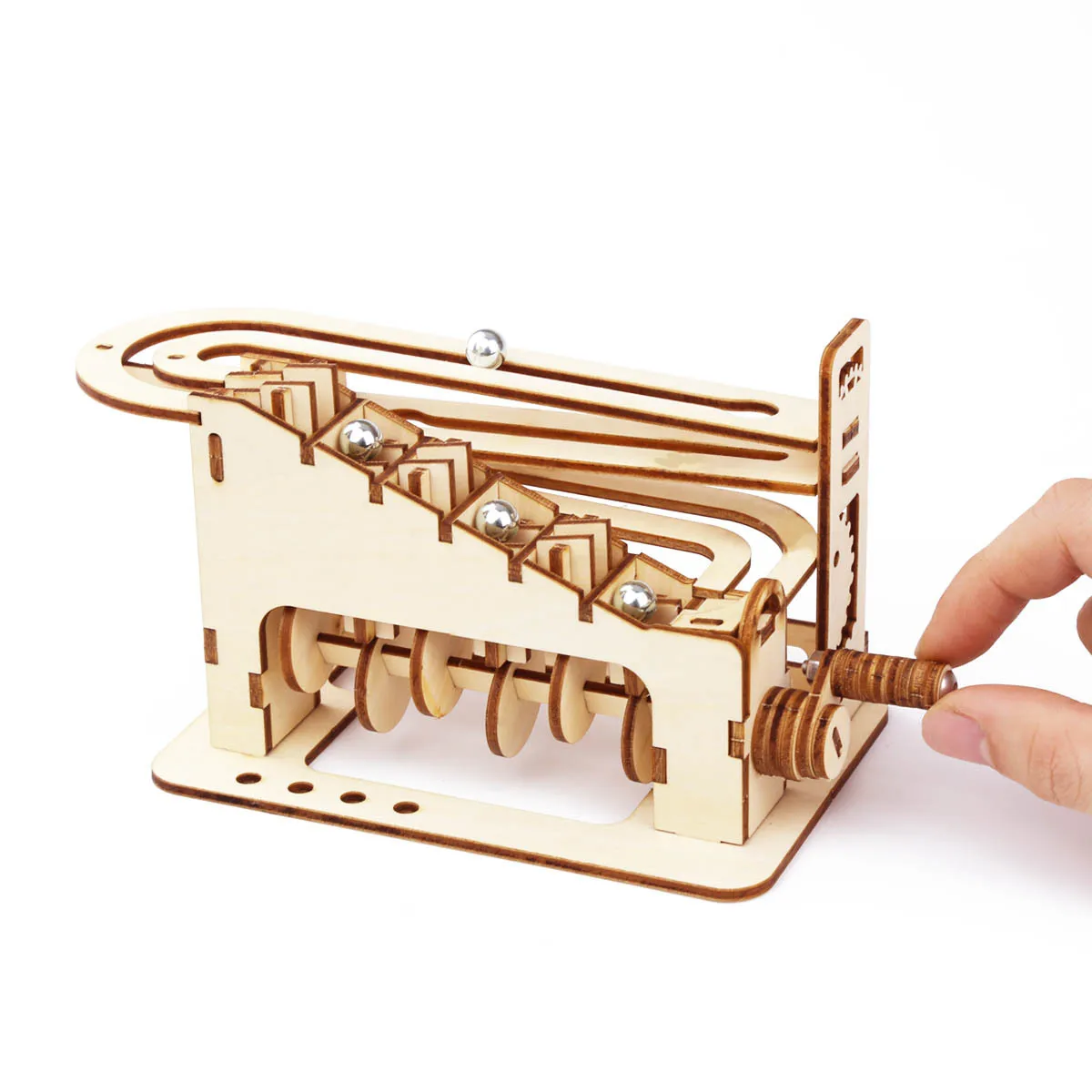 DIY Mechanical Iron Ball Maze  - Running Gear Track 评论和价格