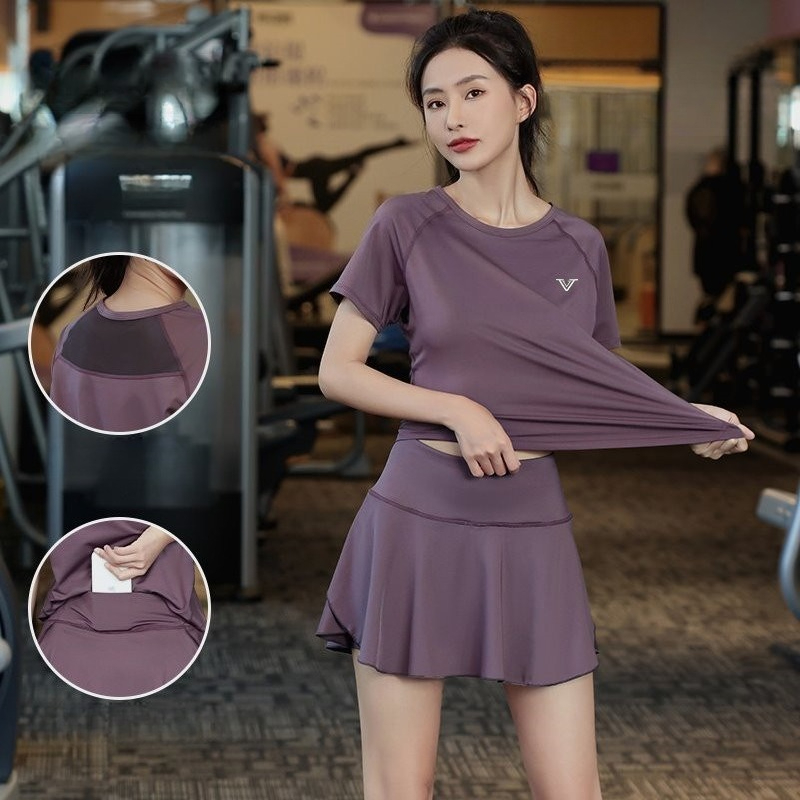Women's Running Suits Short Sl - Running Gear Quick Dry 评论和价格