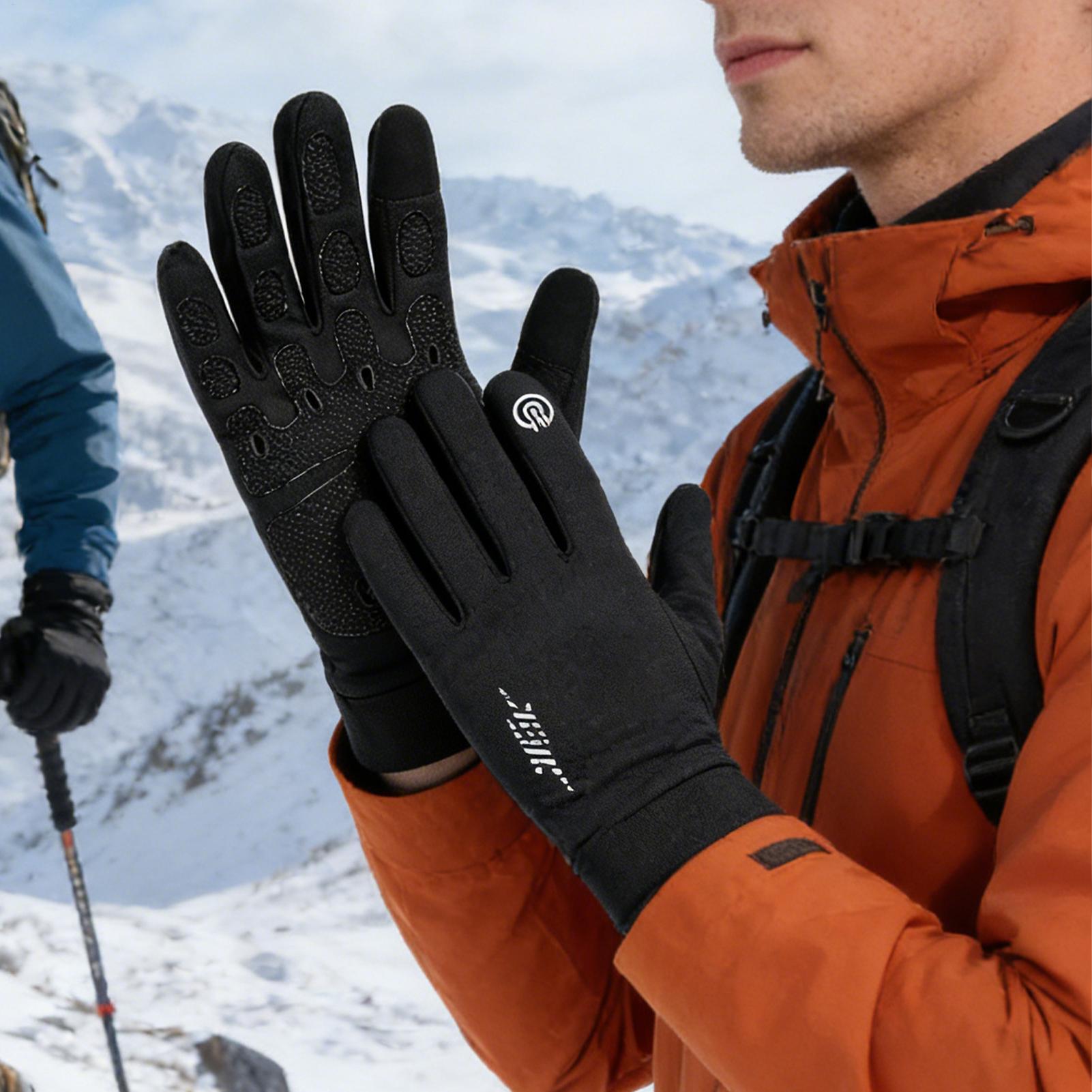 Warm Cycling Gloves Full Finge - Running Gear In Cold Weather 评论和价格