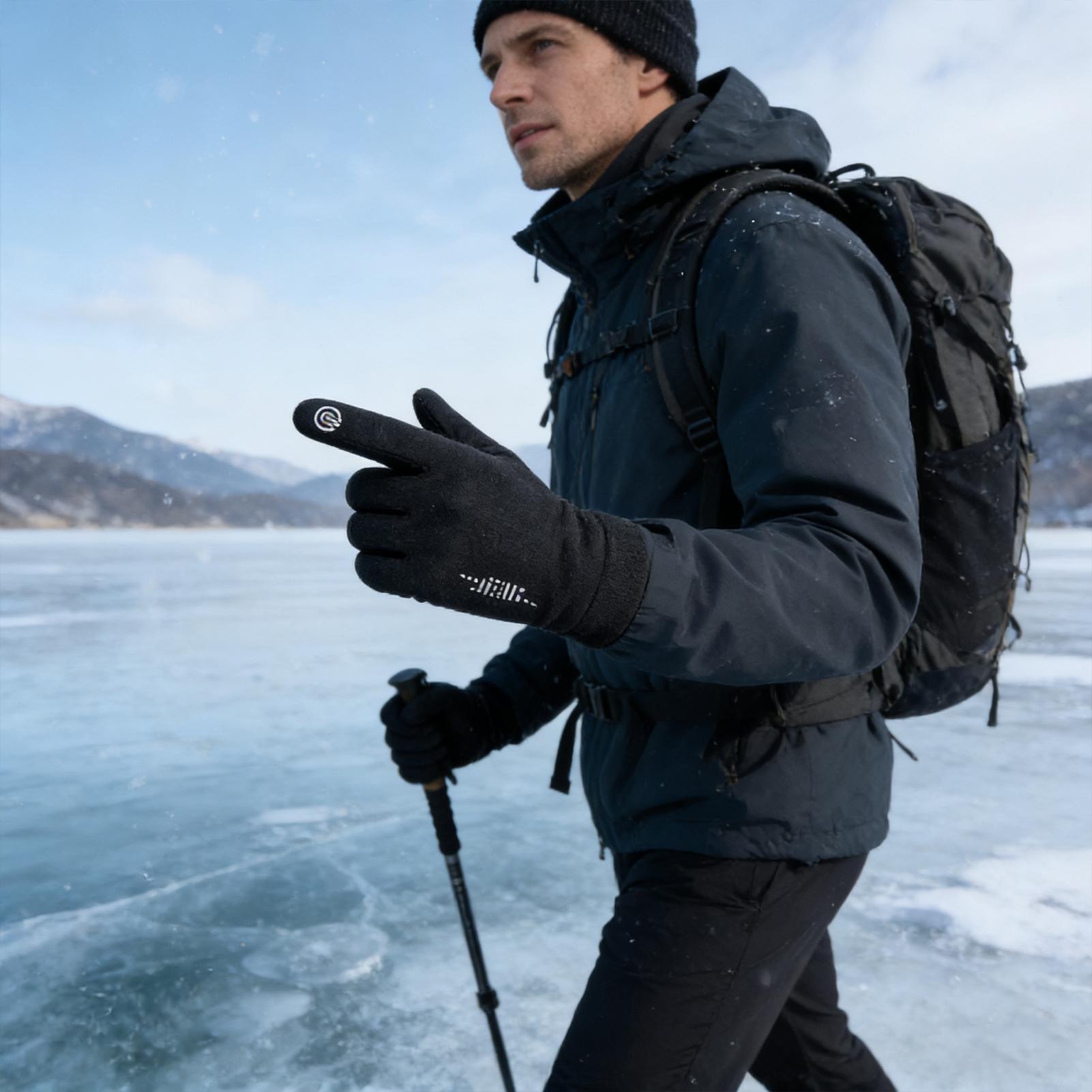 Warm Cycling Gloves Full Finge - Running Gear In Cold Weather 评论和价格