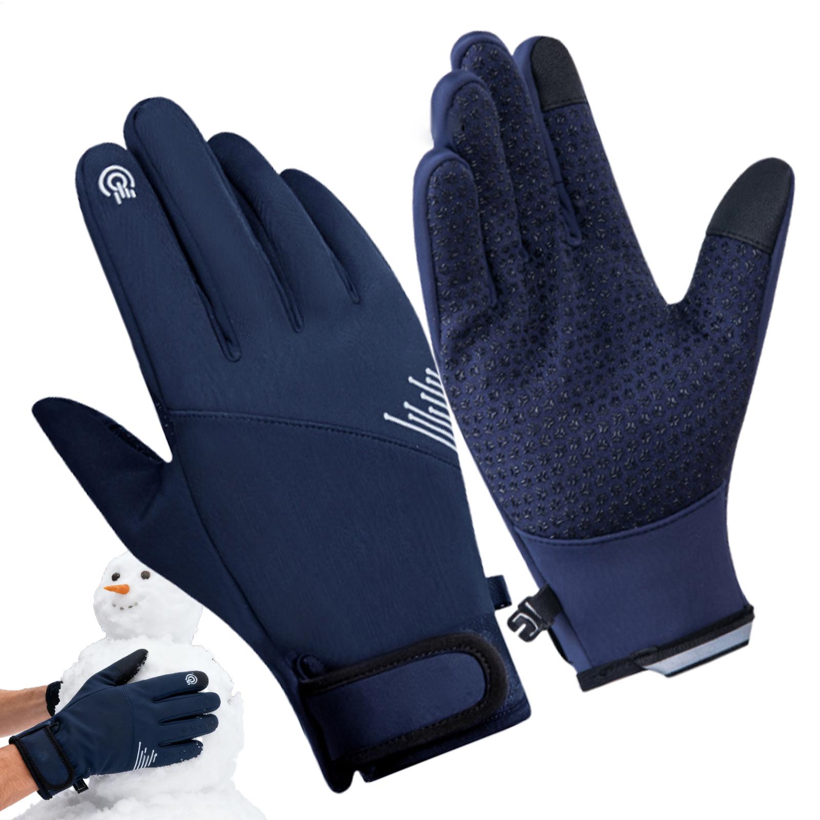 1 pair Winter Gloves Windproof - Running Gear In Cold Weather 评论和价格